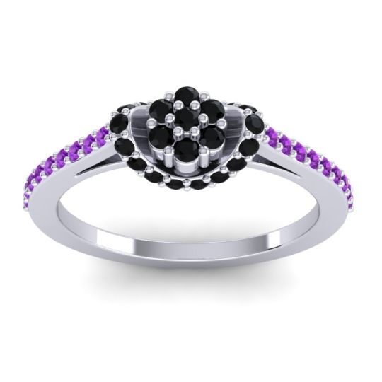 Petite Floral Pave Pupsagiri Ring