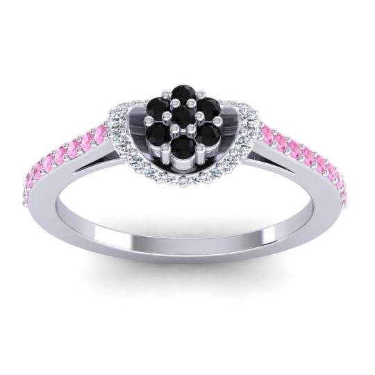 Petite Floral Pave Pupsagiri Ring