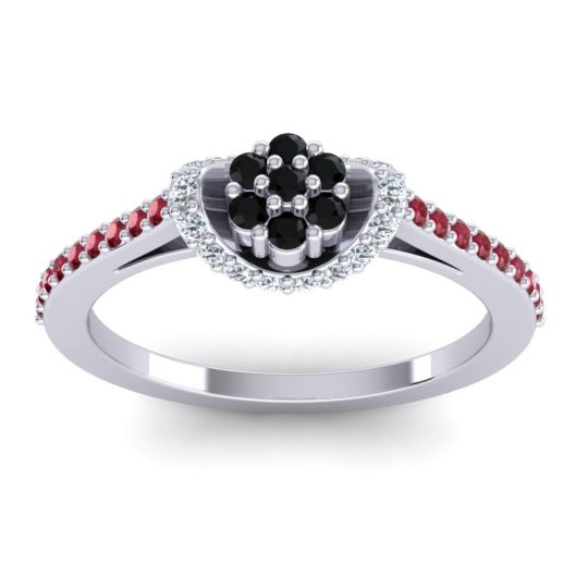 Petite Floral Pave Pupsagiri Ring