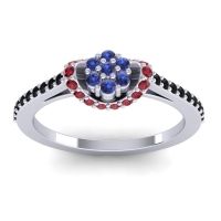 Petite Floral Pave Pupsagiri Ring