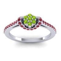 Petite Floral Pave Pupsagiri Ring
