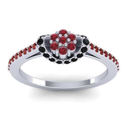 Petite Floral Pave Pupsagiri Ring