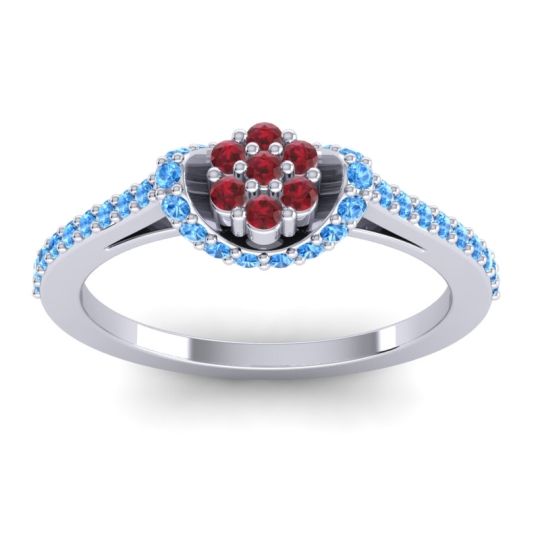 Petite Floral Pave Pupsagiri Ring
