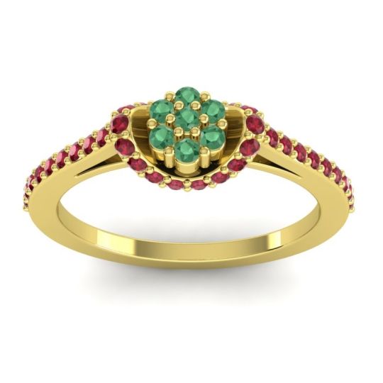 Petite Floral Pave Pupsagiri Ring