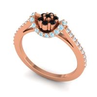 Petite Floral Pave Pupsagiri Ring