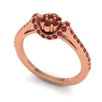 Petite Floral Pave Pupsagiri Ring