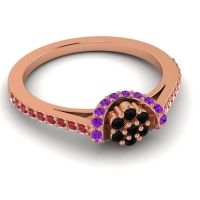 Petite Floral Pave Pupsagiri Ring