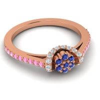 Petite Floral Pave Pupsagiri Ring