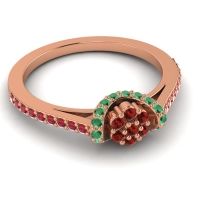 Petite Floral Pave Pupsagiri Ring