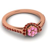 Petite Floral Pave Pupsagiri Ring