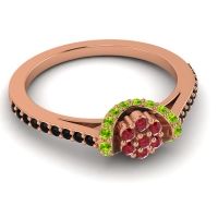 Petite Floral Pave Pupsagiri Ring