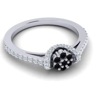 Petite Floral Pave Pupsagiri Ring