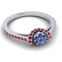 Petite Floral Pave Pupsagiri Ring