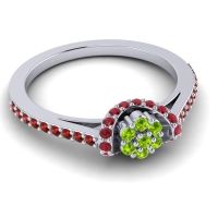 Petite Floral Pave Pupsagiri Ring