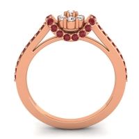 Petite Floral Pave Pupsagiri Ring