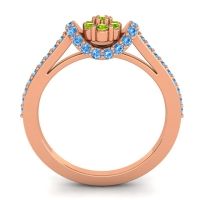 Petite Floral Pave Pupsagiri Ring