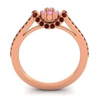 Petite Floral Pave Pupsagiri Ring
