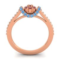 Petite Floral Pave Pupsagiri Ring