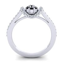 Petite Floral Pave Pupsagiri Ring