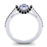 Petite Floral Pave Pupsagiri Ring