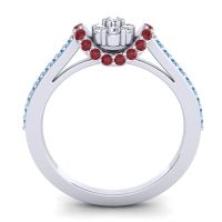 Petite Floral Pave Pupsagiri Ring