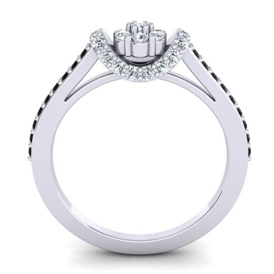 Petite Floral Pave Pupsagiri Ring