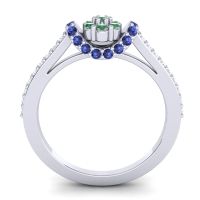 Petite Floral Pave Pupsagiri Ring