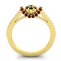 Petite Floral Pave Pupsagiri Ring