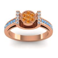 Statement Floral Pave Inodaya Ring