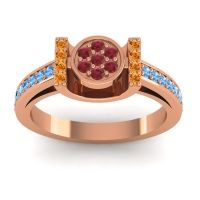 Statement Floral Pave Inodaya Ring