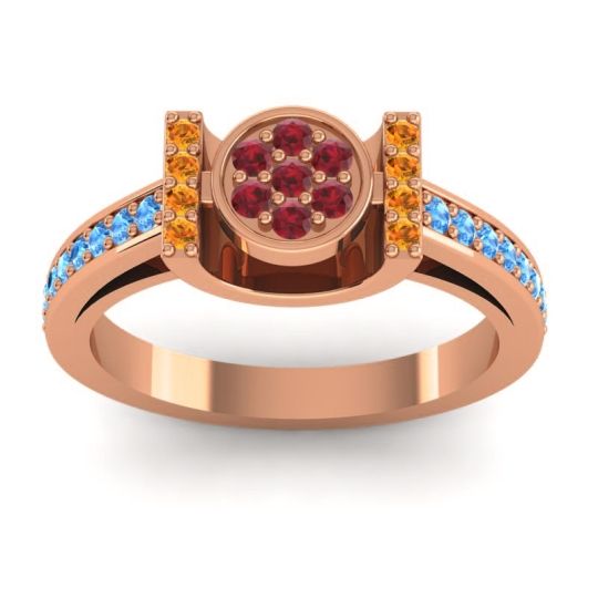 Statement Floral Pave Inodaya Ring