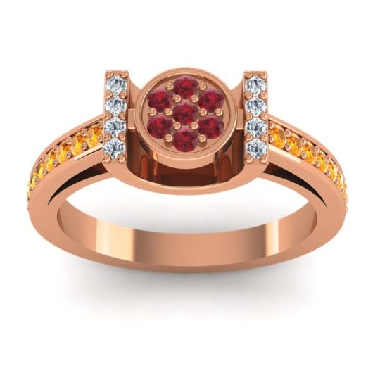 Statement Floral Pave Inodaya Ring