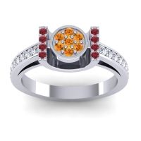 Statement Floral Pave Inodaya Ring