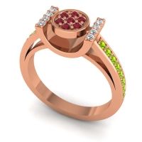 Statement Floral Pave Inodaya Ring