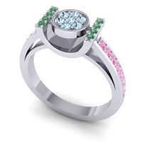 Statement Floral Pave Inodaya Ring