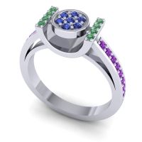 Statement Floral Pave Inodaya Ring