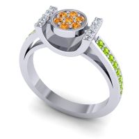 Statement Floral Pave Inodaya Ring