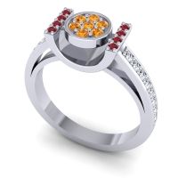 Statement Floral Pave Inodaya Ring
