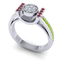 Statement Floral Pave Inodaya Ring