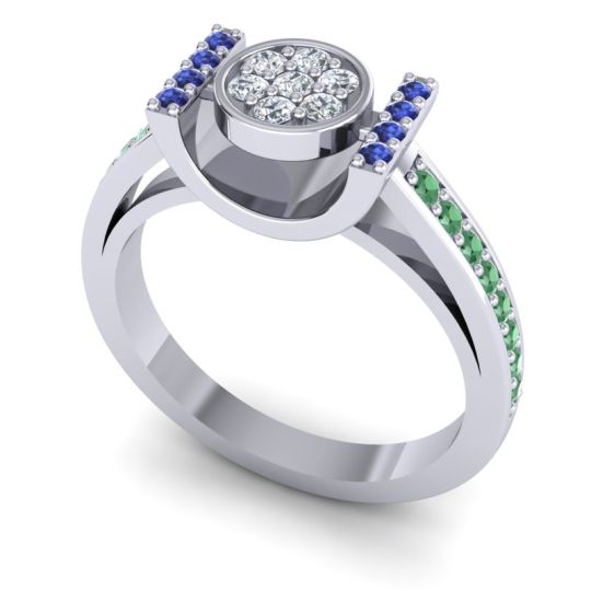 Statement Floral Pave Inodaya Ring