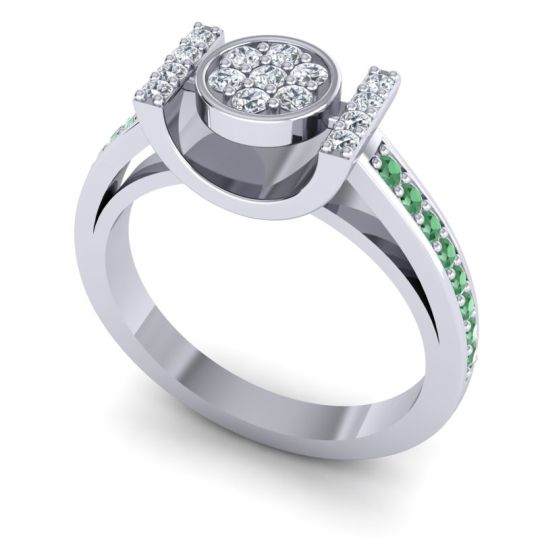 Statement Floral Pave Inodaya Ring