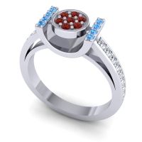 Statement Floral Pave Inodaya Ring