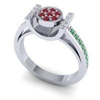 Statement Floral Pave Inodaya Ring