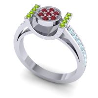 Statement Floral Pave Inodaya Ring