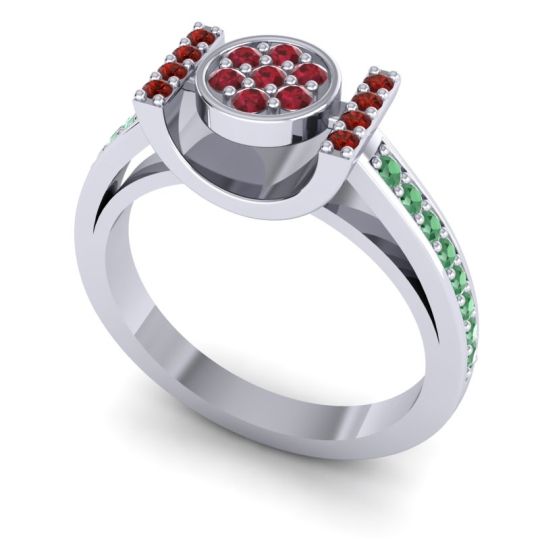 Statement Floral Pave Inodaya Ring