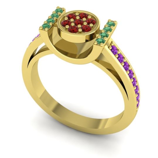 Statement Floral Pave Inodaya Ring