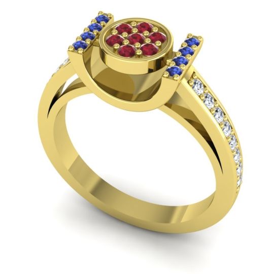 Statement Floral Pave Inodaya Ring