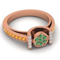 Statement Floral Pave Inodaya Ring