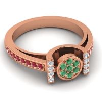 Statement Floral Pave Inodaya Ring