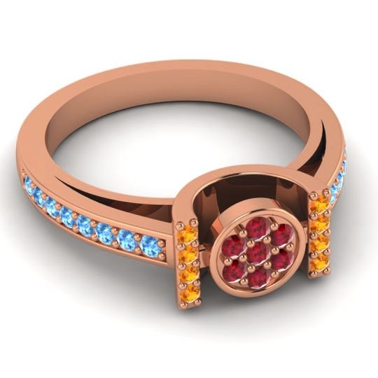 Statement Floral Pave Inodaya Ring